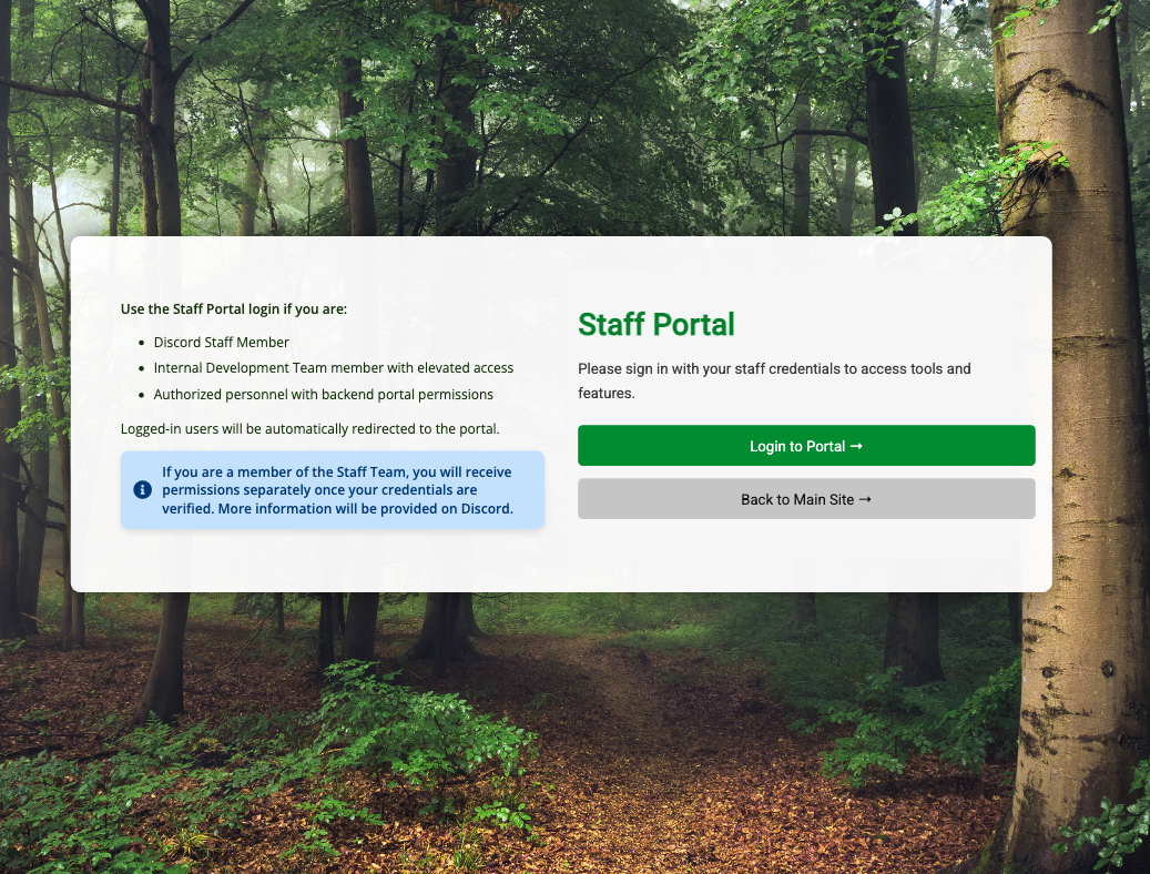 Login form